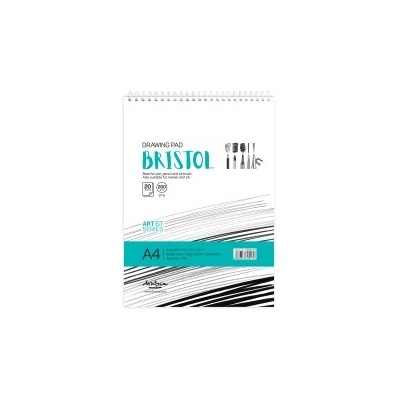 Drasca Пад за рисуване Bristol А4 200г 20л бял