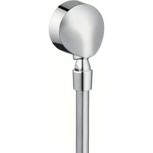 Hansgrohe - Съединение за маркуч Fixfit E с обратен клапан и шаровидна връзка, хромирано 27505000 (27505000)