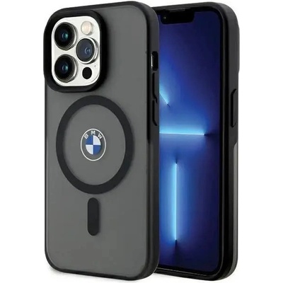 BMW Кейс BMW IML Signature MagSafe за iPhone 15 Pro, черен (3666339144463)