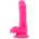 Blush Novelties Neo 6 Inch Dual Density Cock with Balls Pink