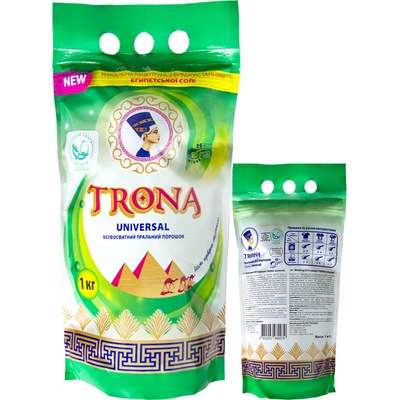 Trona bezfosfátový prací prášok Universal na biele prádlo 1 kg
