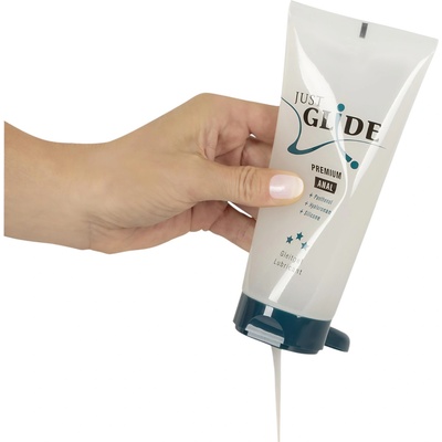 Just Glide Premium Anal - обогатяващ анален лубрикант (200 мл)