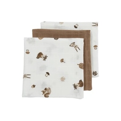 MEYCO 3-pack Forest Animals Toffee 70 x 70 cm