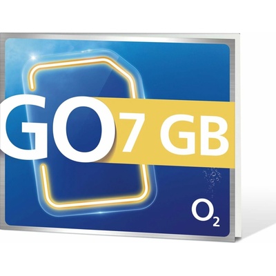 Předplacená SIM karta O2 s kreditem 50 Kč + 7GB DAT