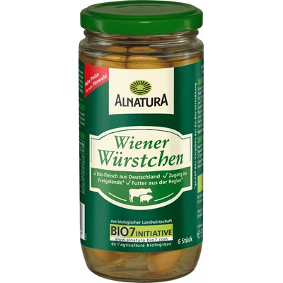 Alnatura Bio vídeňské párky ve skle 390 g