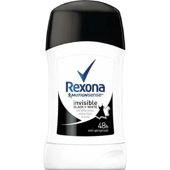 Image 1 of Rexona Invisible Black & White 48h deo stick 40/50 ml
