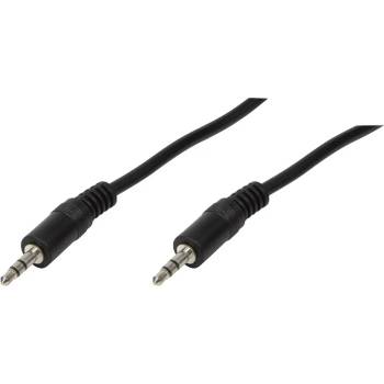 LogiLink Аудиокабел Logilink, 3, 5 мм 3-пинов/M - 3, 5 мм 3-пинов/M, 0, 2 м