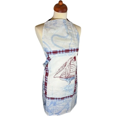 Home Elements Kuchyňská zástěra 60*80cm Plachetnice