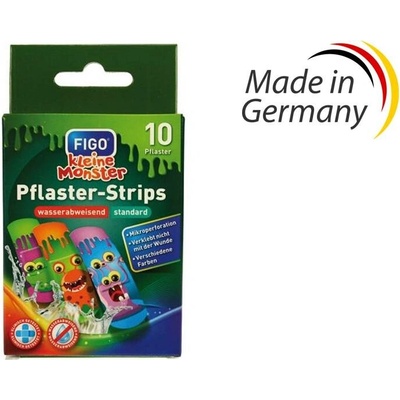 Figo Univerzální dětské náplasti 10 ks příšerky