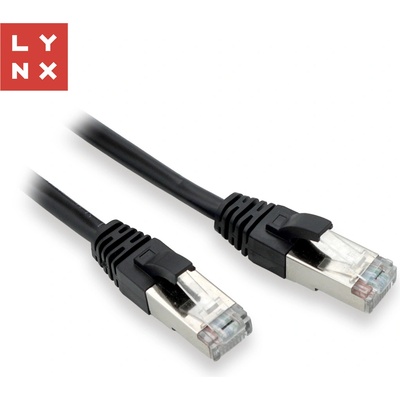 Lynx CS LX-FTP5E-020-BLACK FTP patch Cat5e PVC CCA 2m černý