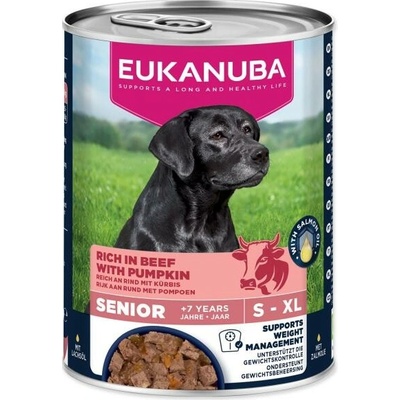 Eukanuba senior bohatá na hovězí s dýní 400 g