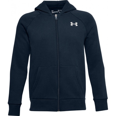 Under Armour RIVAL COTTON FZ HOODIE-NVY M