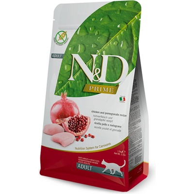 N&D Prime Cat Adult Grain Free Chicken & Pomegranate 10 kg