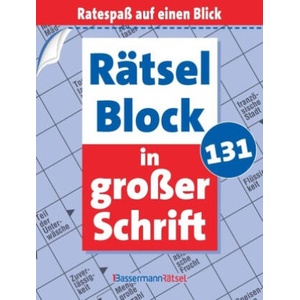 Rätselblock in großer Schrift 131 | Eberhard Krüger (2025)