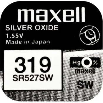 Maxell Бутонна батерия сребърна maxell sr527 sw 1.55v /319/ 1.55v (ml-bs-sr527-sw)