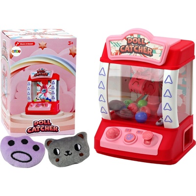 mamido Výherný automat na chytanie hračiek pre deti ružový