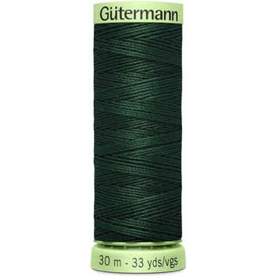 Nit PES Gütermann JEANS - extra silná 30 (30m) barva 472 - zelená