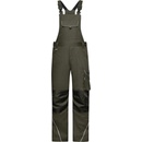 James & Nicholson Kalhoty JN 879 Solid s laclem COT 02879S550l0 Olivová