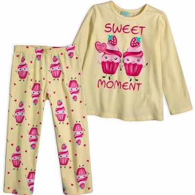 Dívčí pyžamo svítící ve tmě KYLY SWEET MOMENT žluté – Zboží Dáma