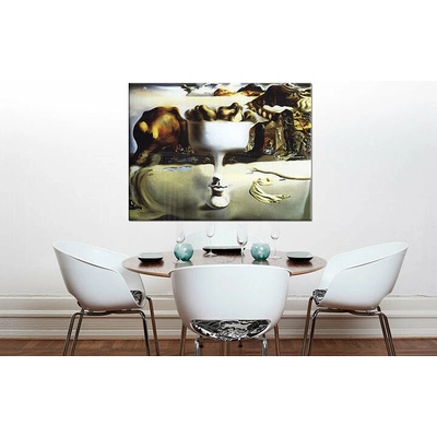 Obraz na plátne APPARITION ON FACE AND FRUIT DISH ON A BEACH – Salvador Dalí RE - 60x80 cm