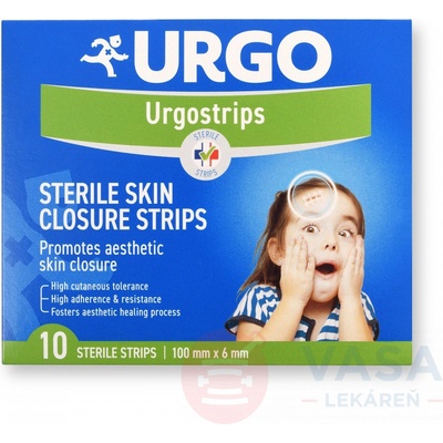 Náplast Urgo Strips 100x6mm nápl.stehy 10ks