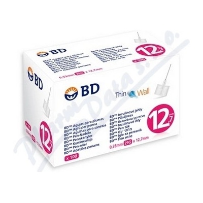 BD Inzulinové jehly 0,33 x 12 .7 mm 29 G 100 ks