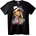 NOONEBRAND Тениска Карикатура на Рок Звезда - 4XL, Black