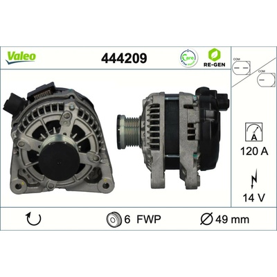 Alternátor VALEO 444209