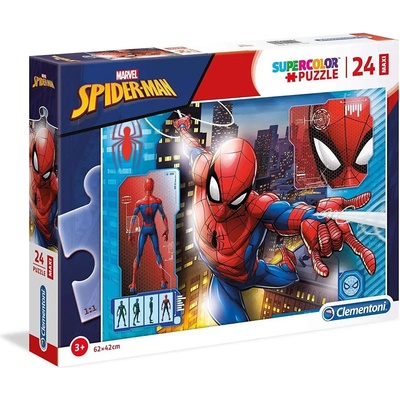 Clementoni - Puzzle Spiderman 24 maxi III - 1 - 39 piese