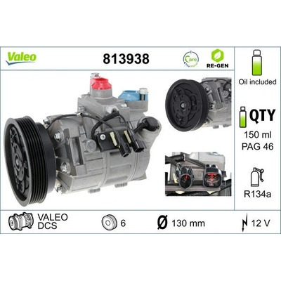 Kompresor, klimatizace VALEO 813938