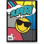 Eurocom Папка с ластик Smiley A4, 1 cm (25482-А-SMILEY)