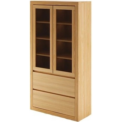 Drewmax Vitrína KW 307 Dub medový