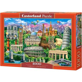 Castorland Пъзел Castorland от 1000 части - Популярни забележителности (C-104901-2)