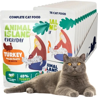 Animal Island Everyday Turkey fillets in broth 12 x 85 g
