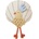ferm LIVING Декоративна възглавница Peacock 41 x 56 см (1104269957)