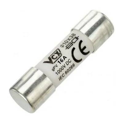 FVE DC pojistka 16A 1000V 10x38mm pro solární systémy