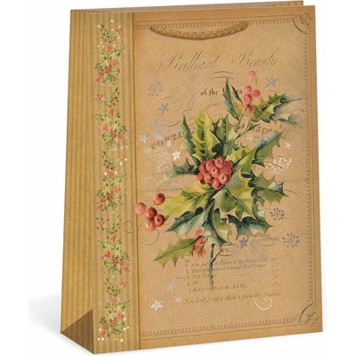 ARGUS Darčeková papierová taška (23.3 x 31.3 cm) - Vetvička cesmíny 08540095