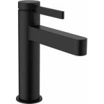 Hansgrohe Смесител за умивалник Hansgrohe Finoris 110 с едноръкохватков механизъм, черен, с изскачащ вентил (76020670)