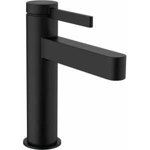 Hansgrohe Смесител за умивалник Hansgrohe Finoris 110 с едноръкохватков механизъм, черен, с изскачащ вентил (76020670)