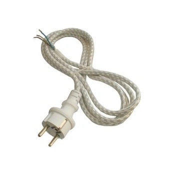 EMOS | S00003 | Flexo šnúra opradená 3× 0,75mm2 k žehličke, 2,4m