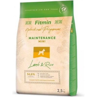 Fitmin Maintenance Mini Агне и Ориз 2, 5 кг