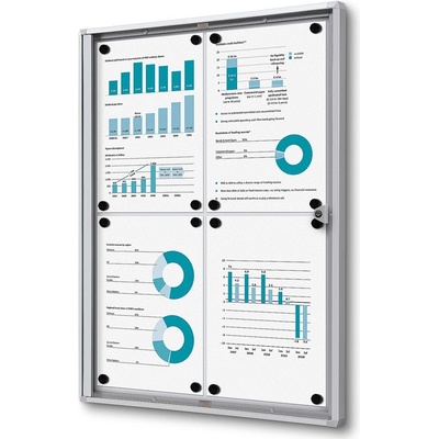 Jansen Display Interiérová vitrína Economy 4 x A4 491 x 655 mm