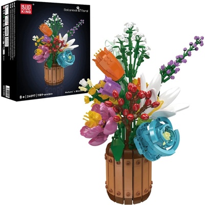 Mould King 24097 Váza s kvetinami Nature´s Blossom Pot