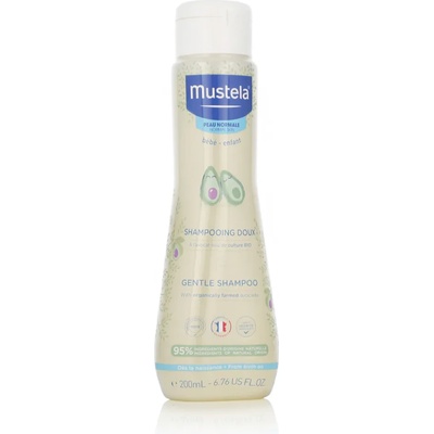 Mustela Bébé Gentle Shampoo 200 ml опция Нова опаковка