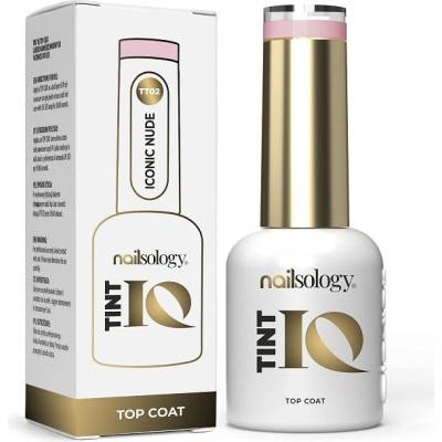 TintIQ Top Coat na nechty Povrchový lak Nailsology, Iconic Nude TT02 - 8ml