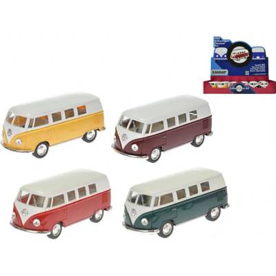 KINSMART Volkswagen Bus klasik KT5060 1962 na zpětné natažení červený