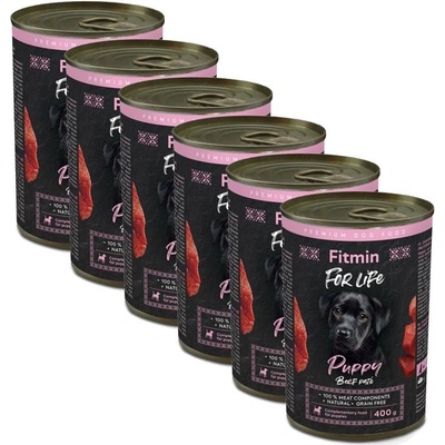Fitmin dog For Life Puppy Beef 6 x 400 g