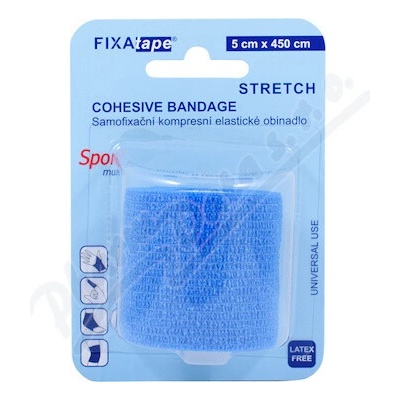 FIXAtape STRETCH samofix.ob.5 x 450 cm blister blue