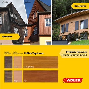 ADLER Česko Pullex Top Lasur 4,5 l ořech