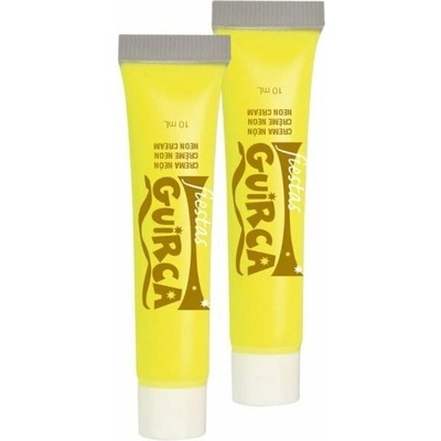 Guirca make up neónovo žltý v tube halloween 20 ml